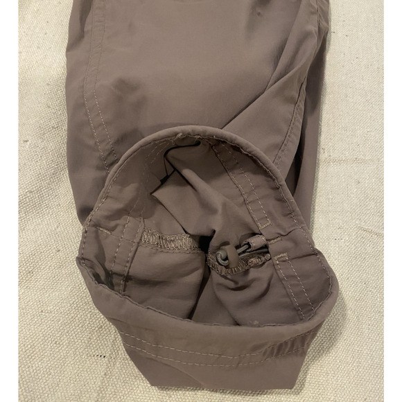 REI Co-Op Womens Savanna Trails Pant Brown Size 10 Elastic Waist Hiking Travel - Picture 6 of 14